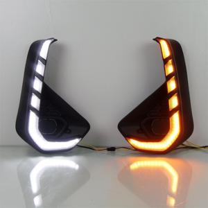 Nhà Máy LED Ban Ngày Chạy Ánh Sáng Cho 2024 Toyota <span class=keywords><strong>Hilux</strong></span> Revo DRL <span class=keywords><strong>2025</strong></span> <span class=keywords><strong>Hilux</strong></span> Xe Trắng Đèn Sương Mù Bìa Với Năng Động Tín Hiệu Lần Lượt - Product Image 6