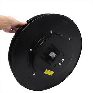 Enrouleur de tuyau d'arrosage mural rétractable automatique en métal de 1/4'' haute pression avec fonction réglable conforme à la norme ANSI - Product Image 1