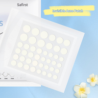 Patchs Hydrocolloïdes Anti-Acné à l'Acide Salicylique – Traitement Localisé pour le Visage, Points Noirs et Boutons – Soin Imperméable