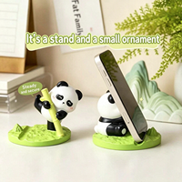 Support de téléphone Panda style chinois, support de téléphone paresseux en résine, nouveau décoration de bureau mignonne sur le thème culturel chinois