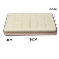DOC nouveauté bijoux présentoir plateaux avec microfibre métal anneau collier boucle d'oreille support organisateur