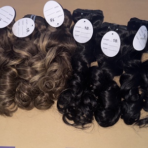 En stock : Lot de cheveux bruts cambodgiens vierges à cuticules alignées, vente en gros, double trame - Product Image 3
