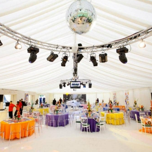 Tentes de réception transparentes et imperméables pour événements extérieurs, mariages, 10x30, 40x20, 30x50, 20x40, auvent en PVC écologique pour événements et salons professionnels - Product Image 1