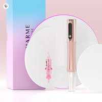 Charme Princesse Electric PMU Pen Motor Hollow Cup 5-Kecepatan dengan 5 Cartridge Gratis Ringan untuk Alis, Bibir & Tato