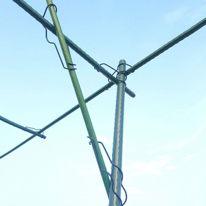 Rust Proof Galvanized Cable <b>Clip</b> Wire Rope <b>Clamp</b> for Outdoor Garden Structure Greenhouse Vine Support Fitting Durable - Product Image 3