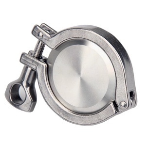 KQ Sanitary - Accesorio de Tubería de Acero Inoxidable 304 316L, Abrazadera Triple, Conector de Extremo Ciego - Product Image 5