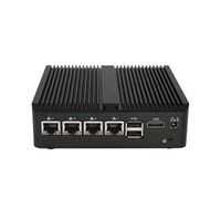 Mini PC Pare-feu 2.5GbE avec processeur Intel Alder Lake N150, 4 ports LAN i226-V, serveur passerelle sans ventilateur pour Pfsense, OPNsense, Proxmox, routeur PC
