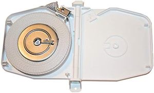 Système <span class=keywords><strong>de</strong></span> charnières blanc à montage en surface avec <span class=keywords><strong>sangle</strong></span> <span class=keywords><strong>de</strong></span> 5 m <span class=keywords><strong>pour</strong></span> volets roulants en métal et plastique - Product Image 2