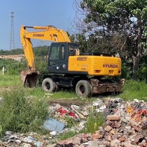 Excavadoras de Ruedas Usadas Importadas Originales con Precios Bajos, Pocas Horas de Uso y Rendimiento Superventas Hyundai 210w-7 - Product Image 6