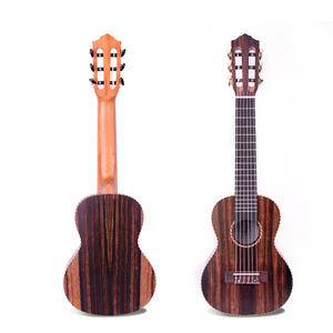 <span class=keywords><strong>Guitalele</strong></span> Surpass Music de 28 Pulgadas, Totalmente en Ébano, Guitarra de 6 Cuerdas de Nailon, Ukelele - Product Image 1