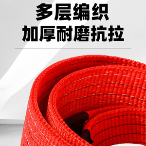 Web Sling Polyester Flat Eye And Eye 8 Mm Thickness For Crane Lifting Application - Product Image 5