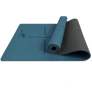 Ot-estera de <span class=keywords><strong>yoga</strong></span> antideslizante de TPE, estera de <span class=keywords><strong>Yoga</strong></span> de lujo con etiqueta privada para Pilates y fitness, venta al por mayor - Product Image 2