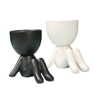 Macetas de Suculentas con Forma Humana, Mini Macetas de Cerámica para Plantas - Product Image 3