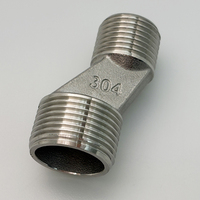 Robinet de mélange excentrique en acier inoxydable SS304 pour hôtel moderne, fonction d'angle de flexion, noyau de vanne, réducteur mâle, clapet anti-retour