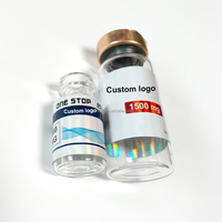 Autocollants adhésifs personnalisés avec impression holographique VS-103, étiquettes pour flacons de 10 ml et 3 ml, et boîtes pour flacons en verre
