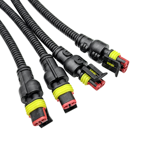 Arnés de conector de cable de manga sellada automotriz de 2 pines Universal OEM ODM Factory TE Superseal de 2 pines a través de cables moldeados - Product Image 5