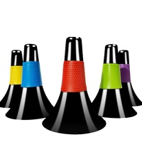 Cônes de marquage de 23 cm, cônes d'obstacles pour le dribble au basketball, cônes de signalisation pour l'entraînement et les exercices de coordination