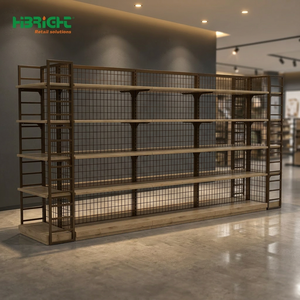 Cost-Effective Sloping Shelf for Grocery <b>Modern</b> Durable Supermarket <b>Shelves</b> Wire Mesh Supermarket <b>Shelves</b> - Product Image 1