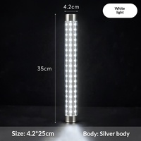 Bâton lumineux LED portatif pour bars, KTV et ambiance longue durée, lampe sans fil champagne
