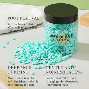 KORMESIC Vente en gros 150g Perles de cire dure douce et apaisante pour l'épilation, à l'aloès vera - Product Image 5
