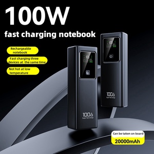 พาวเวอร์แบงค์รุ่นใหม่ ความจุ 20000 มิลลิแอมป์ชั่วโมง กำลังไฟสูง 100 วัตต์ ชาร์จเร็วสองทิศทาง ดีไซน์ทรงกระบอก พกพาสะดวก สำหรับแล็ปท็อป - Product Image 2