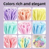 Ultra-Dichte Pluche Twist Stick Kidsren 'S Diy Handgemaakte Speelgoed Unisex Omvat Houten Papieren Materialen In Zakverpakkingen