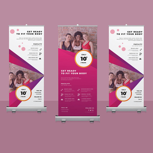 Có Thể Thu Vào Cao Cấp Rộng Rộng Cơ Sở Nhôm Cuộn Màn Hình Cuộn Lên Đứng Cuộn Lên Biểu Ngữ Nhà Cung Cấp - Product Image 2