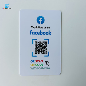 <span class=keywords><strong>Carte</strong></span> de visite professionnelle personnalisée avec NFC pour les médias sociaux et les avis Google - Product Image 6