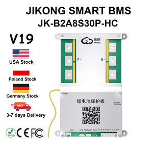 Jikong สมาร์ท JK-B2A8S30P-HC V19 BMS 4S ~ 8S BT จอแสดงผลความร้อนสามารถ2A กระแส200A เครื่องปรับสมดุลแบบแอคทีฟสำหรับ Li-ion LiFePo4 LTO Battery BMS - Product Image 1