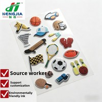 Autocollants en poudre 3D scintillants effet bulle, motifs de dessins animés pour enfants, décorations DIY pour journal et téléphone, petits articles les plus vendus