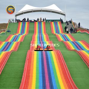 Manèges familiaux pour carnavals et foires, super toboggan, toboggan arc-en-ciel, équipement de <span class=keywords><strong>parc</strong></span> d'attractions - Product Image 2