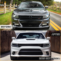 Kit de Carrocería Estilo SRT para Automóvil, Kit de Parachoques Delantero y Trasero, Actualización al Estilo SRT 2015 para Dodge Charger 2015-2023