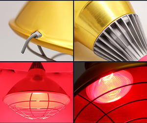 Pantalla de lámpara de calor impermeable de aluminio de nueva condición, pantalla de calentador de animales para casa de cría de cerdos de ganado - Product Image 4