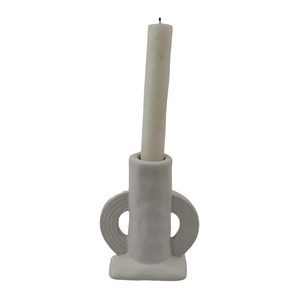 Vente en gros de formes de <span class=keywords><strong>calebasse</strong></span> Bougeoir en céramique pour la décoration artistique de la maison Artware - Product Image 5