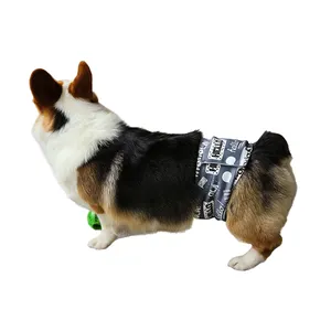 小狗可爱尿布裤尿布环保宠物狗吊带裤插入尿布期低价可洗尿布