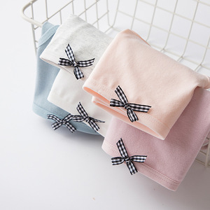 Calzones de Algodón Puro para Mujer, Estilo Informal, Talle Medio, Transpirables, de Punto, con Lazo, Estilo Sólido, Tipo Boyshorts - Product Image 2