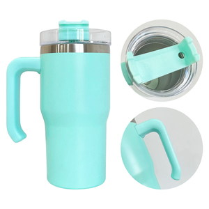 Gobelet à sublimation vierge en acier inoxydable isolé sous vide 20oz pour étudiant avec poignée pour <span class=keywords><strong>presse</strong></span> à chaud à sublimation de teinture - Product Image 4