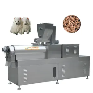 Línea de producción de alimentos para perros versátil automática para varios formatos de alimentos para perros