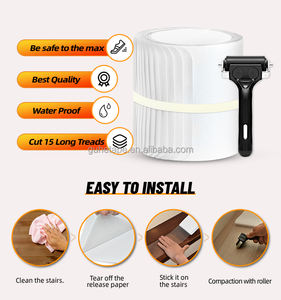 <span class=keywords><strong>Nastro</strong></span> antiscivolo per gradini da 32 "x 4" <span class=keywords><strong>nastro</strong></span> antiscivolo per <span class=keywords><strong>bagno</strong></span> di sicurezza strisce antiscivolo trasparenti <span class=keywords><strong>e</strong></span> Peva Waterproof (confezione da 15)-indoor - Product Image 4