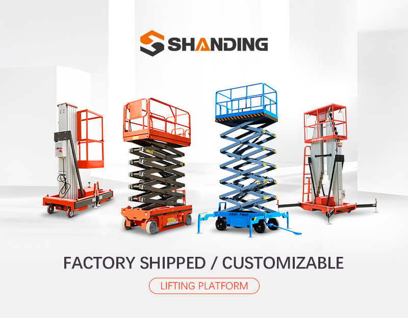 GTWY1 Series Hydraulic Single Mast Vertical Lift - 10m