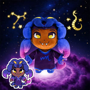 Animaux en peluche personnalisés 1 unité signe du zodiaque scorpion personnage détails du visage brodé personnalisé mascotte Halloween décoration - Product Image 1