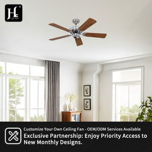 41-inch Modern Bronze Energy-Efficient AC Motor 5-Blade Wooden <b>Remote</b>-<b>Controlled</b> 3-Speed <b>Ceiling</b> <b>Fan</b> - Product Image 5