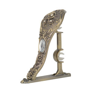 Stardeco-<span class=keywords><strong>Support</strong></span> métallique breveté fixe, accessoires <span class=keywords><strong>de</strong></span> quincaillerie robustes, double <span class=keywords><strong>support</strong></span> <span class=keywords><strong>de</strong></span> <span class=keywords><strong>tringle</strong></span> à rideau télescopique - Product Image 5