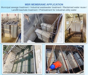 Membrana de fibra hueca PVDF, planta de tratamiento de aguas residuales MBR, módulo MBR, sistema MBR - Product Image 6