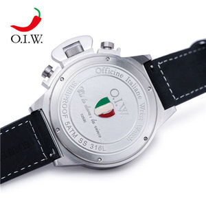 Luxury <strong>Analog</strong> Quartz Stainless Steel <strong>Watch</strong> for Men European American Retro Style Crystal Glass 24mm Band 3ATM - Product Image 2