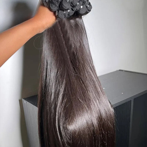 ผู้จำหน่ายผมเวียดนามอินเดียแบบขายส่ง, ผมต่อแบบ Double Drawn Remy, ผมเวอร์จินแบบจัดเรียงเกล็ดผม - Product Image 3