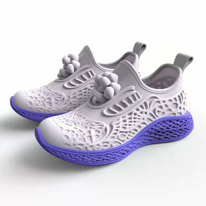 Custom TPU 3D Printed Running <b>Shoes</b> SLA Elastic Soft Sneakers Lightweight Breathable Athletic Casual Footwear 3MF/STL Supported - Product Image 1