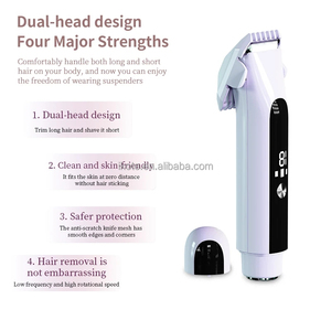 Afeitadora eléctrica indolora para <span class=keywords><strong>mujer</strong></span> y recortadora de Bikini, afeitadora de seguridad para depilación facial de <span class=keywords><strong>bigote</strong></span> y axilas para uso doméstico - Product Image 6