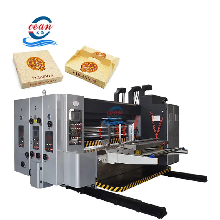 Automatic printing die cutting machine corrugated carton making machinery