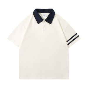 Chemises polo décontractées en gros, unies et personnalisables avec broderie de logo, commande en gros, hommes, femmes, unisexe, prêtes à être expédiées - Product Image 5